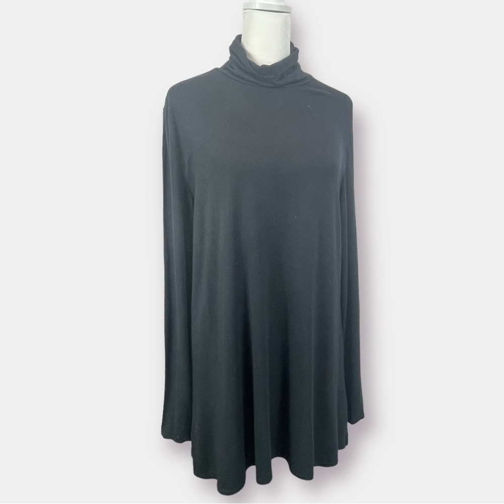 Soft Surroundings Turtle Neck Ruching Size Large - image 4